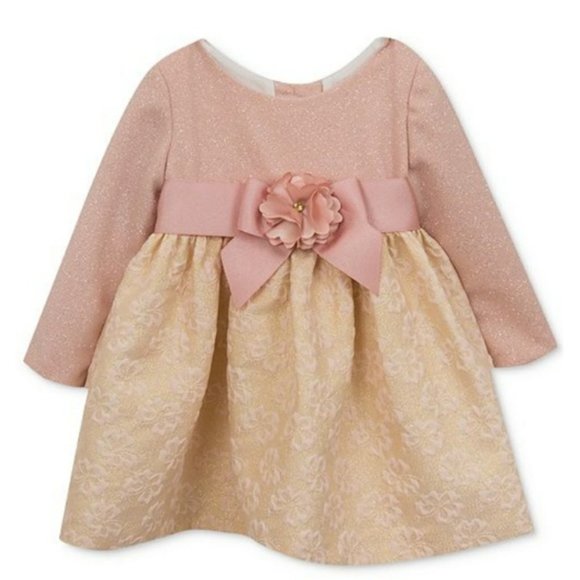 Rare Editions Other - Rare Editions Glitter Brocade Girl Dress 18M NWT